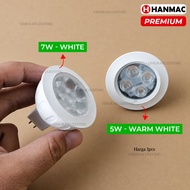 5w 7w mr16 220V led bulb lamp fitting G5.3 warm white halogen Hanmac