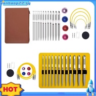 Tunisian Crochet Hook Set with Cable Aluminium Interchangeable Crochet Hook Set Crochet Hook 26 Pcs 