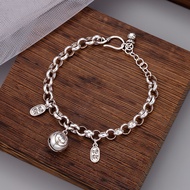 New Round Beads Smiley Face Wash Hanging Buddha Beads Brand Can Gate Korea Not ins Fade Design Money