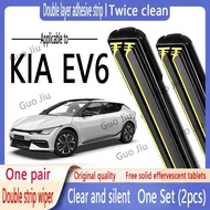 Suitable for KIA EV6 Double-Layer Rubber Strip Wiper KIA EV6 Car Double Rubber Strip Wiper Front Win