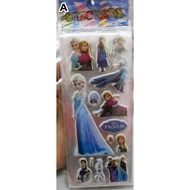FROZEN ELSA ANNA 3D STICKER EMBOSS EFFECT
