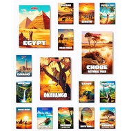 Fridge Magnet Africa 2x3 Inches Souvenir 2x3" V3A