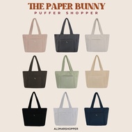 The paper bunny bag puffer shopper bag tote bag