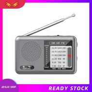 [ap4l43.]  Small Shortwave Radio Portable Shortwave Radio Am Fm Weather Radio Great Reception Transi
