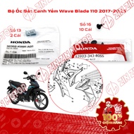 Bộ Ốc Dàn Áo Bắt Cánh Yếm Wave Blade 110 2017 - 2025 90302-KWW-A00 93903-34380 Chính Hãng - ZZM