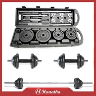 Dumbell Barbel 50kg Set Dumbel 50kg Peralatan Fitnes