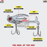 SPOON + SOFTLURE RIPTIDE CRONUS FISHING BAIT RIPTIDE ALPEN + TREBLE HOOK 5 7 11 GRAMS