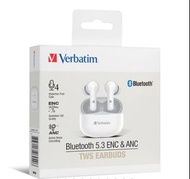 Verbatim 藍牙 5.3 ENC 及 ANC 真無線藍牙耳機 (66949, 66950)