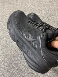 🍑支持消費券 Hoka One One Bondi 7 柔軟減震跑步鞋 黑色 男女同款