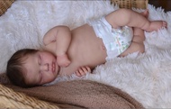 KOKOMANDY Cute Lifelike Reborn Doll 19 inch Realistic Reborn Newborn Baby Boy Full Body Reborn Silic