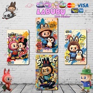 Labubu (2) TNG Pelekat - Tng Touch N Go/Bank kad pelekat pelindung (Beli 4 Percuma 1)(TNG Sticker)
