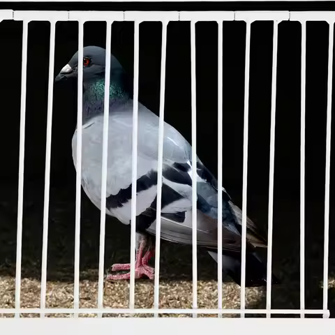 1pc Pigeon Loft Door 33x26cm, Birdcage Entrance Jump Door, Easy Access Training Gate for Pigeon Hous