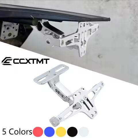 Motorcycle CNC License Plate Holder Universal Number Plate Bracket For Yamaha MT07 MT09 MT10 For DUC