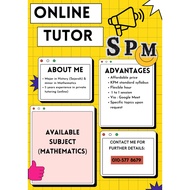 PRIVATE TUTOR SPM 2025