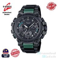 [OFFICIAL CASIO WARRANTY] Casio G-Shock MTG-B3000BD-1A2 Men's MT-G Analog Black Green Stainless Stee