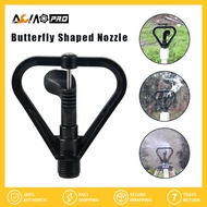 AumoPro 2Pcs G1/2" Male 360 Degree Rotary Sprinkler Garden Lawn Vegetable Flower Irrigation Nozzle Farmland Agriculture Field Watering Device Rain-like Butterfly Nozzle