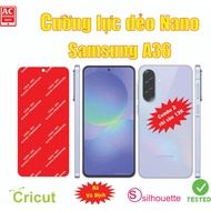 Toughened flexible screen protector for Samsung A36 phone