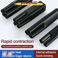 JANELAXE932JN Heat Shrink Wrap Tube, Black 2/3/4/5/Core Insulation Sleeve, Waterproof With Glue Wiri