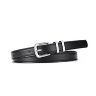 *READY STOCK AT MALAYSIA*Korean Style New Womens Belts Thin Silver Buckle Jeans Belts Fashionable an
