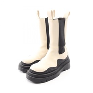 【二手】Bottega BOTTEGA VENETA輪胎靴 切爾西靴 真皮靴 女二手 B