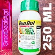 RUN OUT  (250 mL)  / LIKE GRASS ZERO / GRASS KILLER / HERBICIDE by S&P