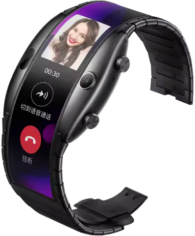 New Nubia ALPHA Watch phone 4.01" foldable flexible display Sports Real-time message reminder callin