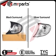 TYC BMW 3 Series E46 Sedan 2001-2005 (Black/Silver) Facelift Corner Light Turn Signal Indicator Lamp