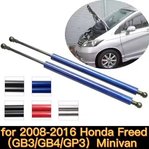 for 2008-2016 Honda Freed GB3 GB4 GP3 Minivan Front Hood Bonnet Gas Struts Spring Lift Supports Shoc