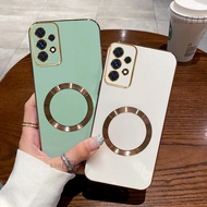 Soft Case For Samsung Galaxy A13 A23 A33 A53 A73 Phone Casing Square Smooth Plating Silicone Back Co