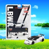 MINI GTTM 126 LB WORK LAMBORGHINI HURACAN GT WHITE RUBBER TYRE MIJO EXCLUSIVE