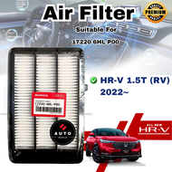 Air Filter Honda HRV 1.5T (RV) 2022~ HR-V 1.5T PENAPIS UDARA 17220-6HL-P00 Air Cleaner