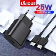Samsung Type C 25W PD3.0 Adaptive Fast Charging USB Type c to Type C Charger 25W Type C Charger/
