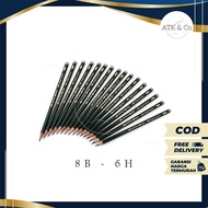 Wooden Computer Pencil FABER CASTELL 9000 - Pencil 8B 7B 6B 5B 4B 3B 2B B HB FJ 2H 3H 4H 5H 6H