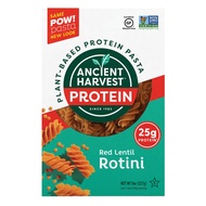 NUI XOẮN ĐẬU LĂNG ĐỎ / XANH / GẠO NÂU & QUINOA Ancient Harvest Pow! Pasta Red Lentil Rotini GLUTEN-F