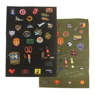 Storage Storage Armband Tidy-up Display Cloth Collection Morale Badge Foldable Tapestry Tool Wall St