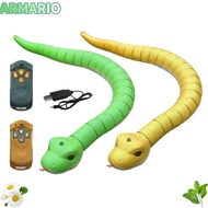 IARMARIOQR Remote Control Snake Toy, Scary Induction Snake Reptile Electronic Prank Toy Electronic S