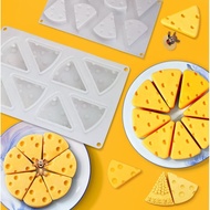 ✣Non-Stick Mousse Cheese cake Mold 3D Creative Triangle Silicone DIY Dessert Bakeware Tom Jerry Baking Tools