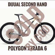 Sepeda POLYGON XTRADA 6 tahun 2021 MTB Second Hand 99% silahkan NEGO