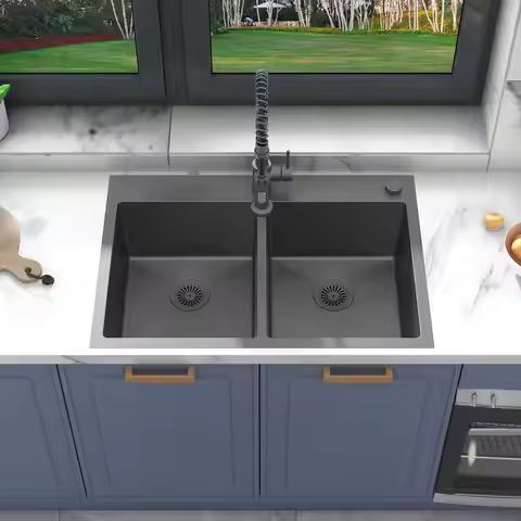 Double Bowl 304 Stainless Steel Kitchen Sink
