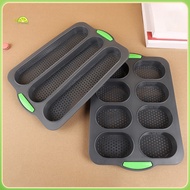Baguette Baking Tray with Drainage Holes Non-stick Bread Baking Rack Silicone Bread Mold Non-stick B