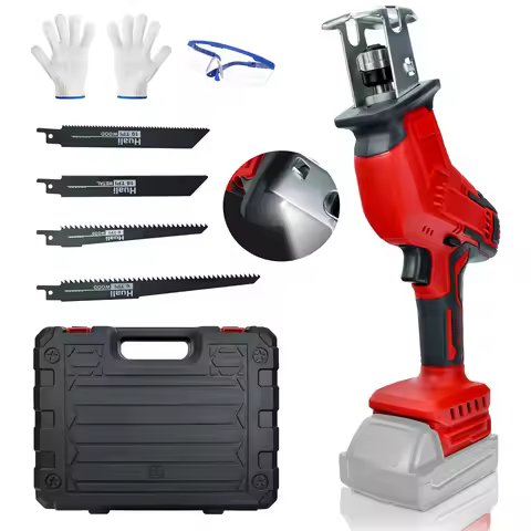 Cordless Reciprocating Saw 0-3000 SPM Variable Speed Wood Metal PVC Cutting Power Tool for Milwaukee