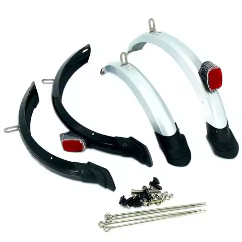 For Dahon Fnhon Folding Bike Fenders 14-16 Inch Bicycle Front Rear Fender With Rear Safety Reflector