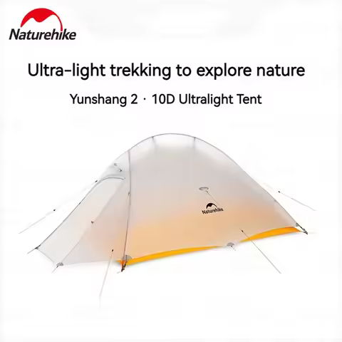 Naturehike Cloud Up 10D Nylon Camping Tent Ultralight Portable 2 People 3 Season Tents Outdoor Water