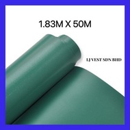 CANVAS GREEN HEAVY DUTY 1.83M X 50M