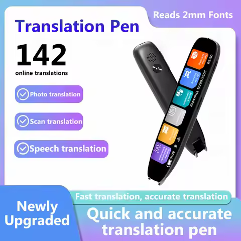Translation Pen for Dyslexia Scanner Reading Pen 142 Text to Speech Smart Recording Pen Voice Wirele