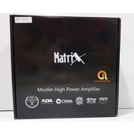 2 channel 1200watt high power amplifier matrix amp