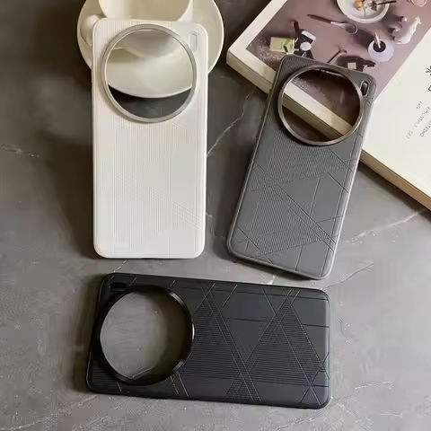 For VIVO X200 Pro Case Luxury PU Leather Matte Diamond Check Protect Back Cover Case For VIVO X200Pr