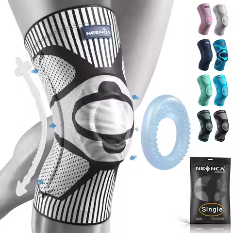 NEENCA Knee BracesCompression Knee Support for Knee Pain Relief Sleeve Meniscus Tear ACL Arthritis J