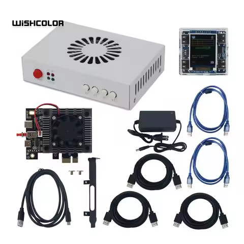 Wishcolor DMA Video Overlay Box HDMI-compatible Video Processor + STARK 75T DMA Board + KMBOX NET Ve