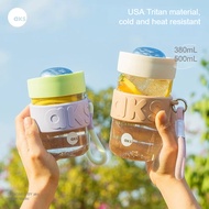 AKS 2026 New Tritan Water Cup, Aesthetic Portable Coffee Tumbler for Women Summer